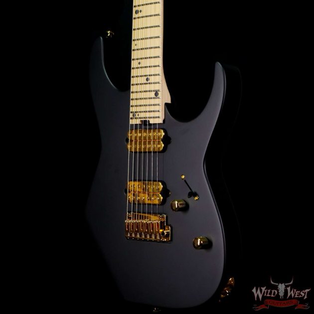 Charvel Angel Vivaldi Signature DK24-7 Nova 7-String HH Maple Fingerboard Satin Black - Image 2