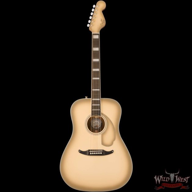 Fender Limited Edition California Vintage King Antigua Finish Electric Acoustic with Hardshell Case - Image 3