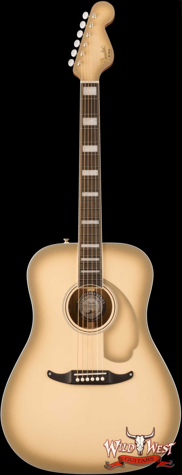 Fender Limited Edition California Vintage King Antigua Finish Electric Acoustic with Hardshell Case