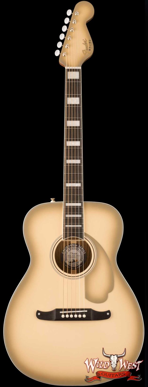 Fender Limited Edition California Vintage Malibu Antigua Finish Electric Acoustic with Hardshell Case