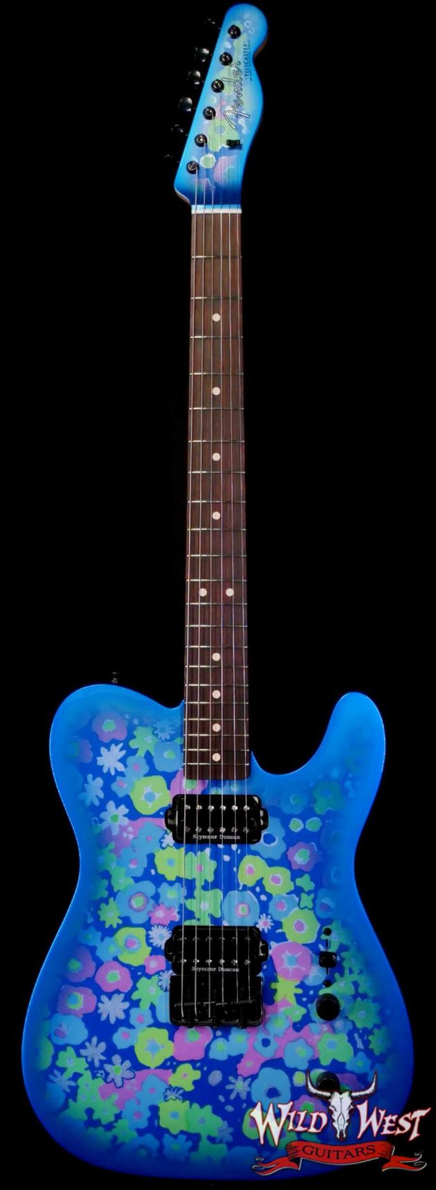 Fender Custom Shop Kyle McMillin Masterbuilt Telecaster HH Brazilian Rosewood Fingerboard NOS Blue Flower 7.45 LBS (International Shipping)