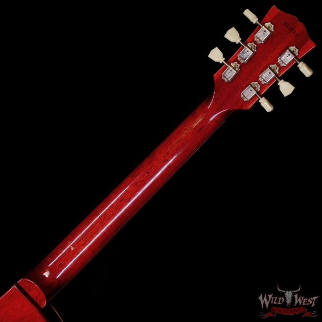 Gibson Custom Shop M2M 1958 Les Paul Standard Murphy Lab Light Aged Sweet Cherry Red 8.15 LBS - Image 4