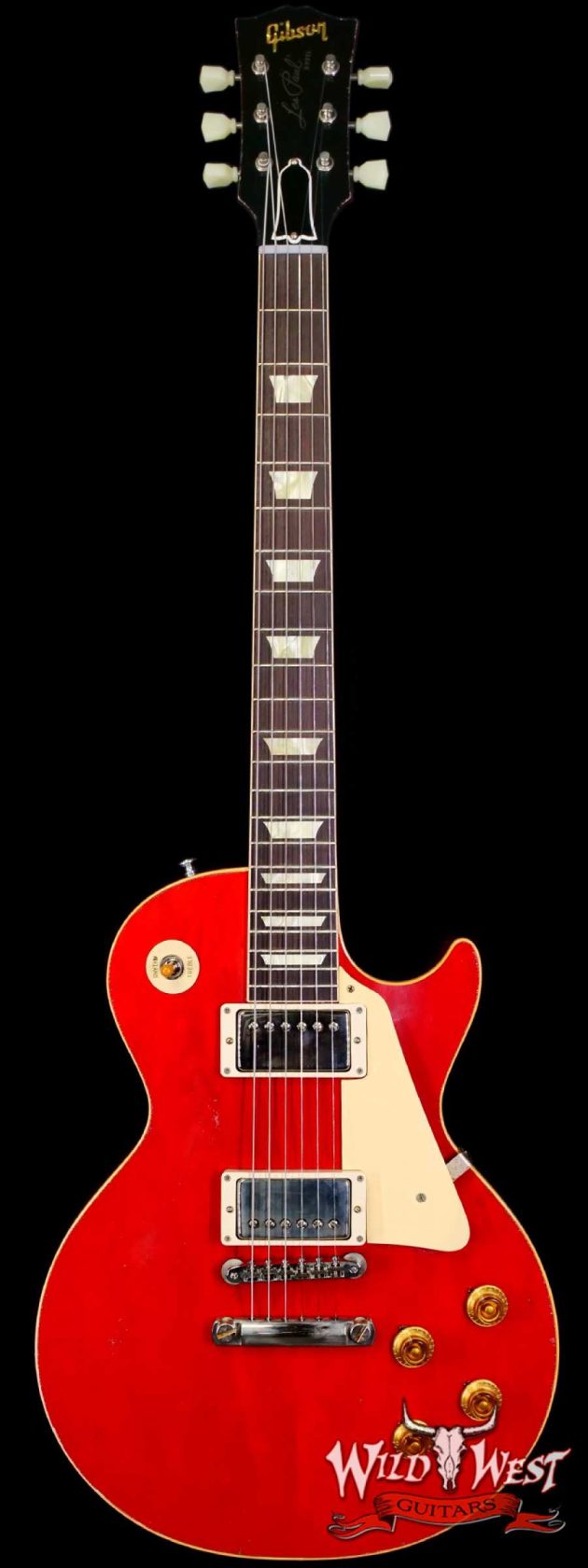 Gibson Custom Shop M2M 1958 Les Paul Standard Murphy Lab Light Aged Sweet Cherry Red 8.15 LBS - Image 3