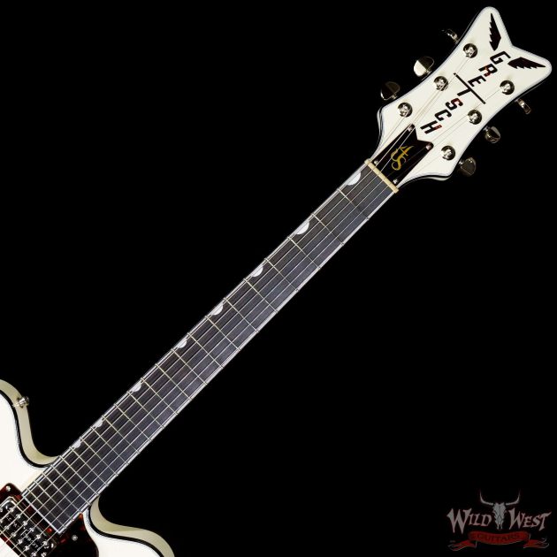 Gretsch G6636T-RF Richard Fortus Signature Falcon Center Block with String-Thru Bigsby Ebony Fingerboard Vintage White - Image 3