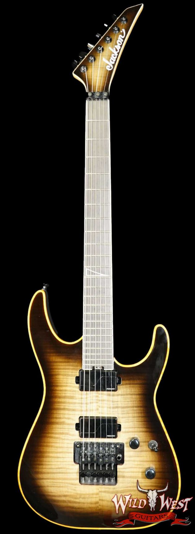 Jim Root Collection Jackson Limited Edition Wildcard Series Soloist SL2FM Transparent Black Burst 7.95 LBS