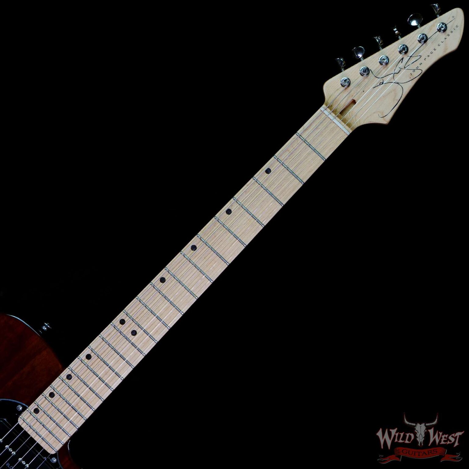 John Page Classic USA AJ Maple Fingerboard P90 Tobacco - Image 3