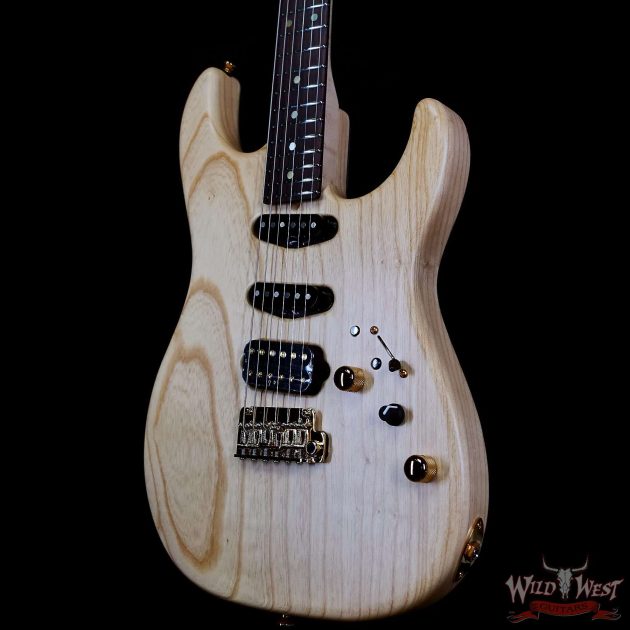 James Tyler USA Studio Elite HD 1-Piece Swamp Ash Body Birdseye Maple Neck Semi-Gloss Natural 6.75 LBS - Image 3