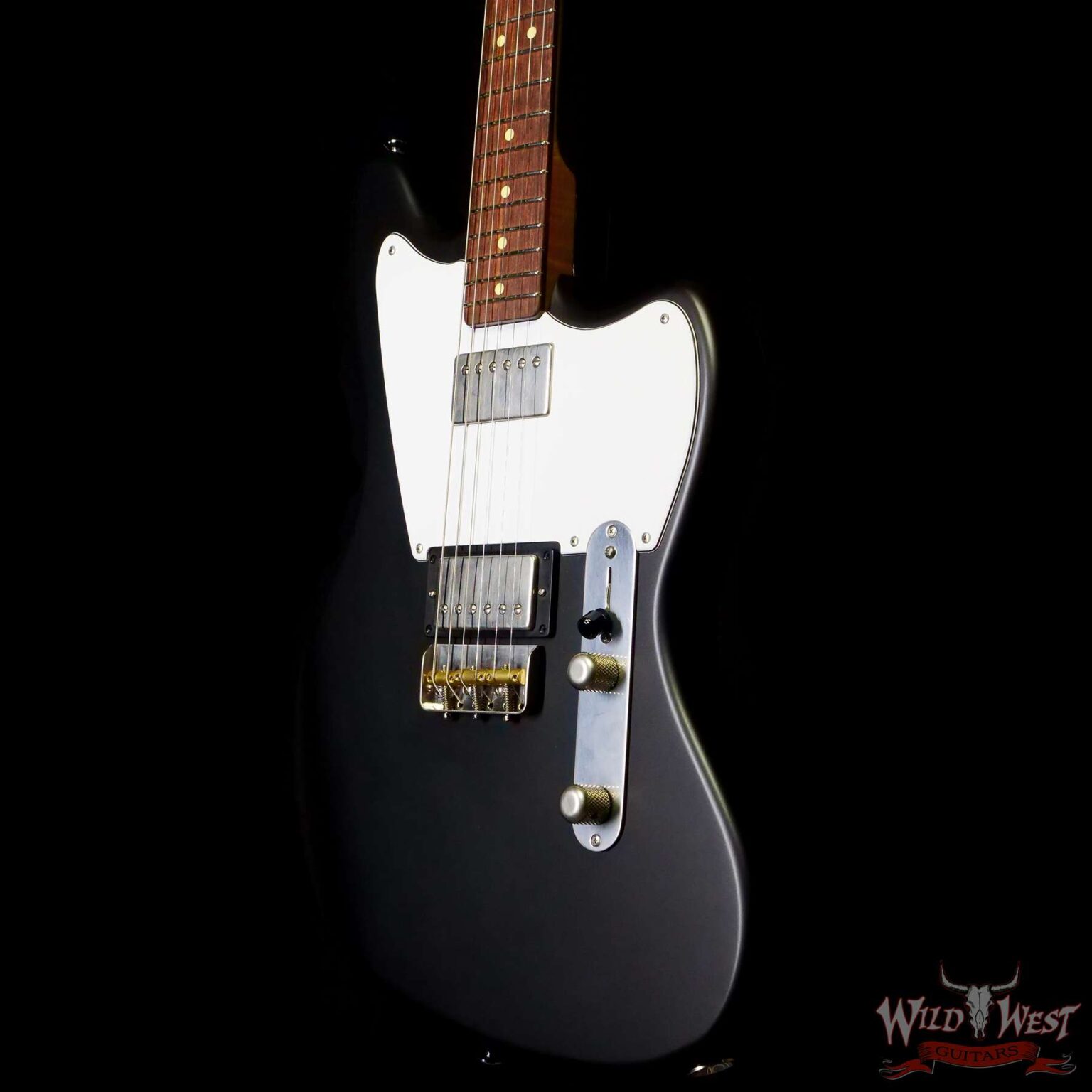 LsL Silverlake One HH Roasted Flame Maple Neck Rosewood Fingerboard Black - Image 3