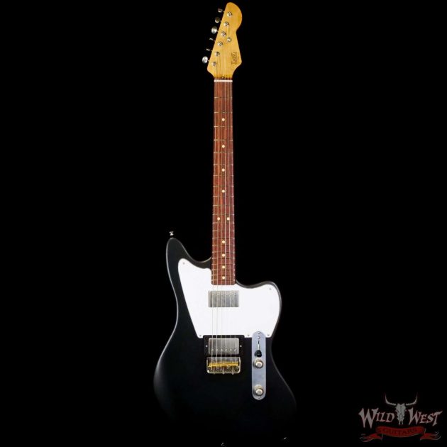 LsL Silverlake One HH Roasted Flame Maple Neck Rosewood Fingerboard Black - Image 2