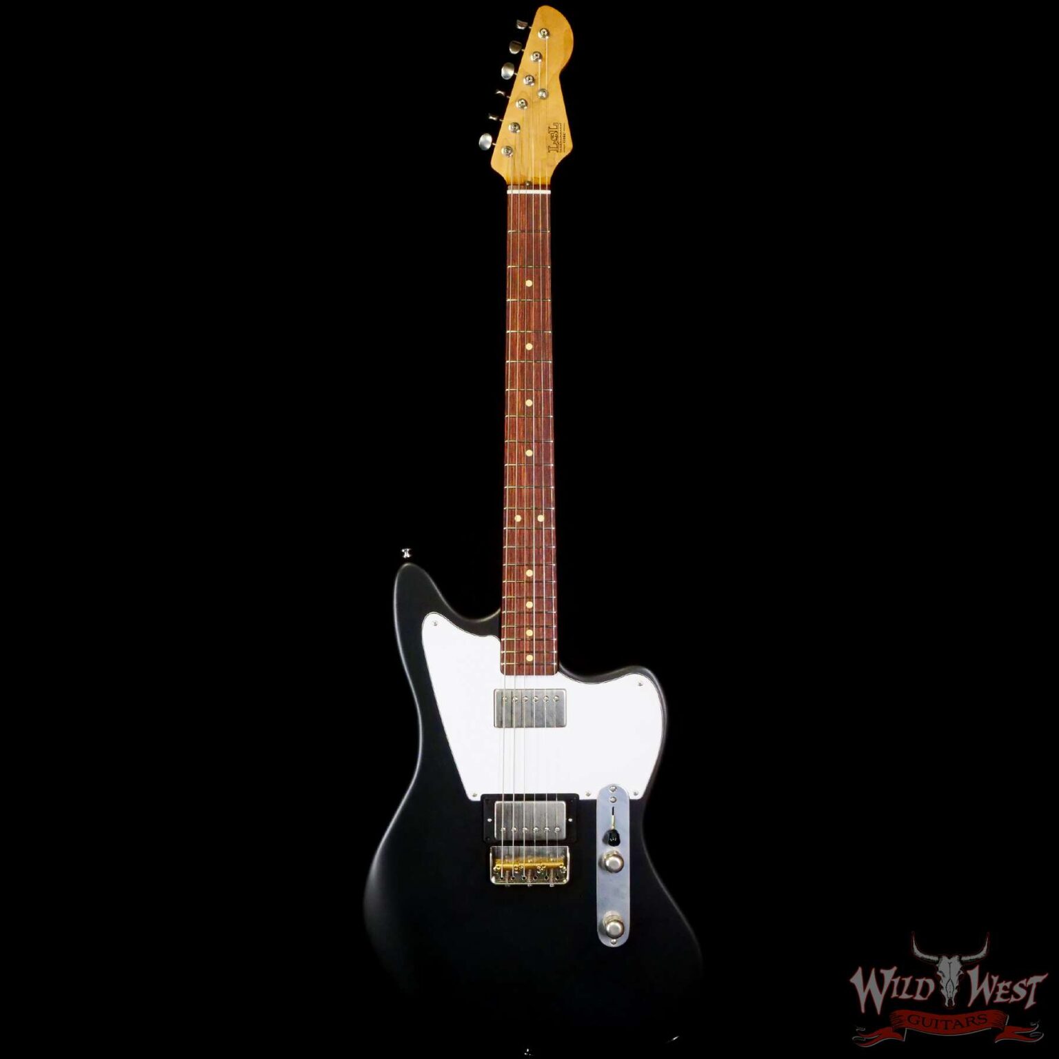 LsL Silverlake One HH Roasted Flame Maple Neck Rosewood Fingerboard Black - Image 2