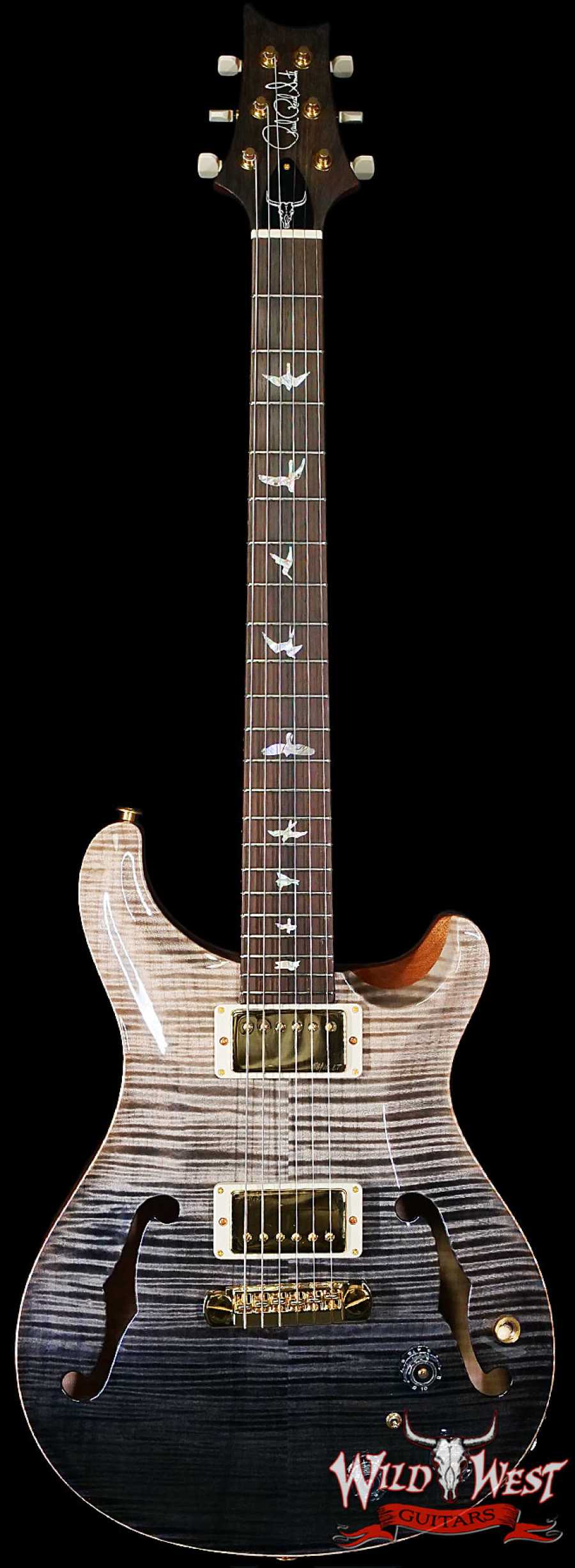 PRS Wild West Guitars 25th Anniversary Limited Run Wood Library Artist Package Hollowbody II Piezo Frostbite Fade (Private Stock Color) 5.60 LBS ( International Shipping