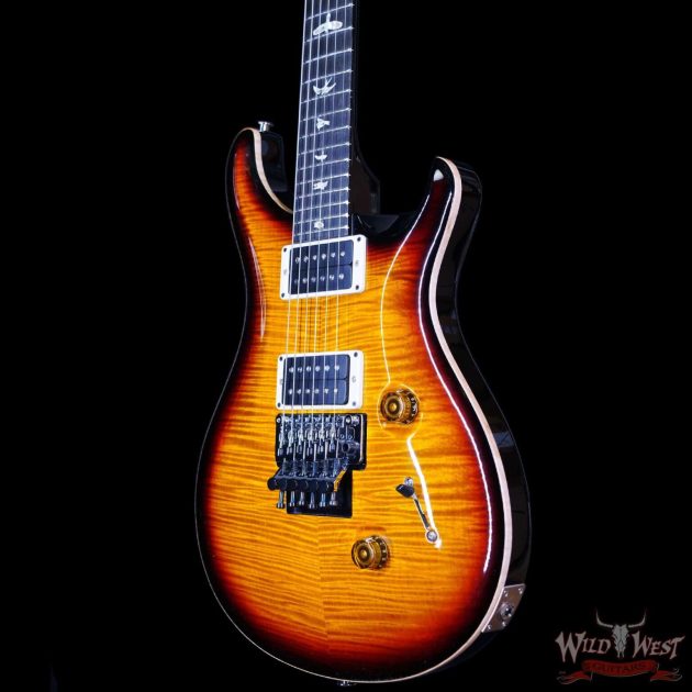 Paul Reed Smith PRS Core Series 10 Top Custom 24 Floyd Rose Ebony Fingerboard Vintage Smokeburst - Image 3