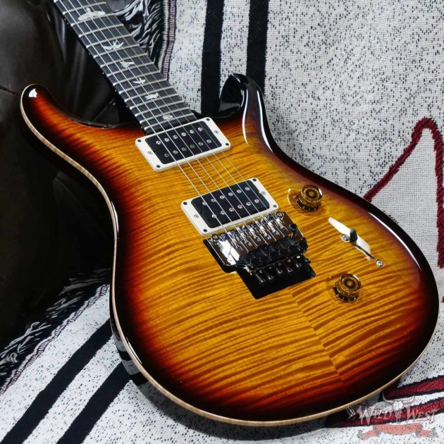 Paul Reed Smith PRS Core Series 10 Top Custom 24 Floyd Rose Ebony Fingerboard Vintage Smokeburst - Image 2