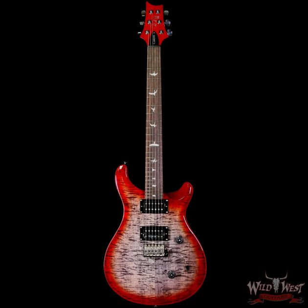 Paul Reed Smith PRS SE Custom 24 “Floyd” Floyd Rose FR Charcoal Cherry Burst 8.00 LBS - Image 2