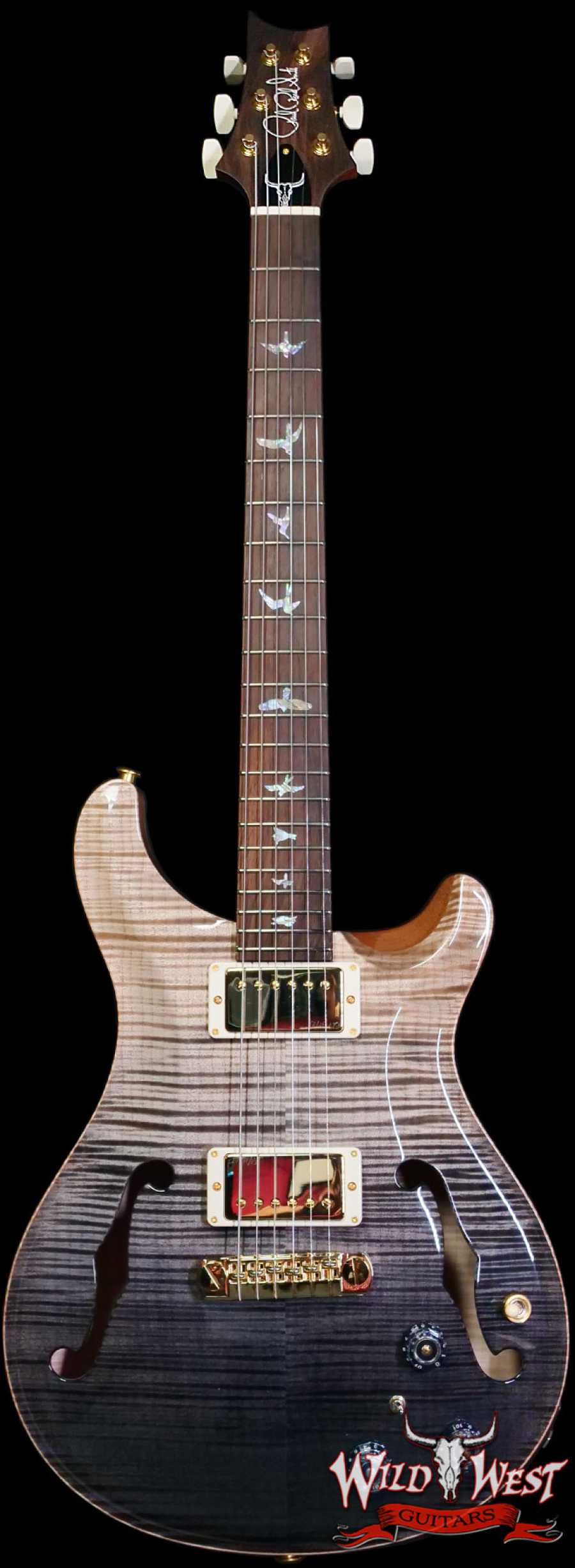 PRS Wild West Guitars 25th Anniversary Limited Run Wood Library Artist Package Hollowbody II Piezo Frostbite Fade (Private Stock Color) 5.60 LBS (US Only / No International Shipping) PRS – Paul Reed Smith Serial#: 389570