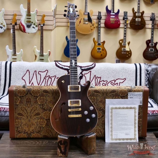 Paul Reed Smith PRS Private Stock #11313 Cocobolo Top McCarty 594 Singlecut Semi-Hollow Brazilian Rosewood Fingerboard Natural 7.85 LBS ( International Shipping) PRS - Paul Reed Smith Serial#: 25-394164 - Image 2