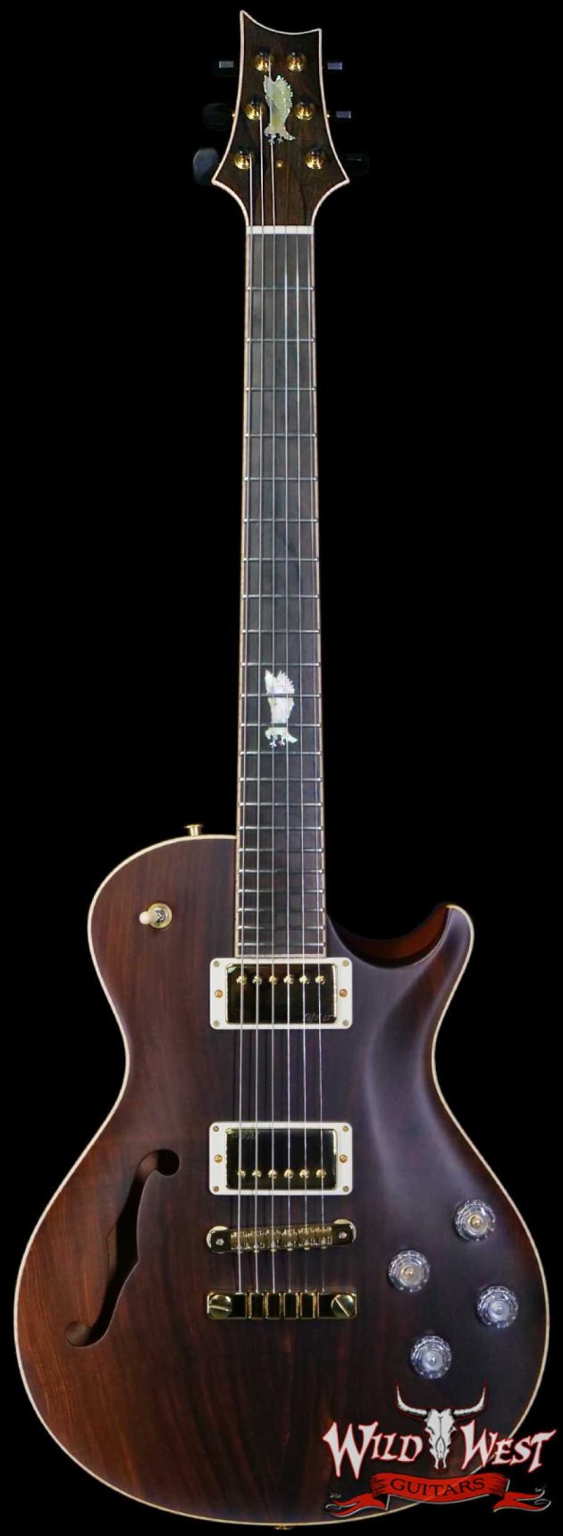 Paul Reed Smith PRS Private Stock #11313 Cocobolo Top McCarty 594 Singlecut Semi-Hollow Brazilian Rosewood Fingerboard Natural 7.85 LBS ( International Shipping) PRS - Paul Reed Smith Serial#: 25-394164