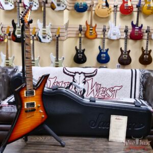 Jackson Custom Shop Kelly Flame Maple Top Ash Body Roasted Maple Neck and Fingerboard TOM Birdge 3-Tone Sunburst 8.20 lbs - Image 5