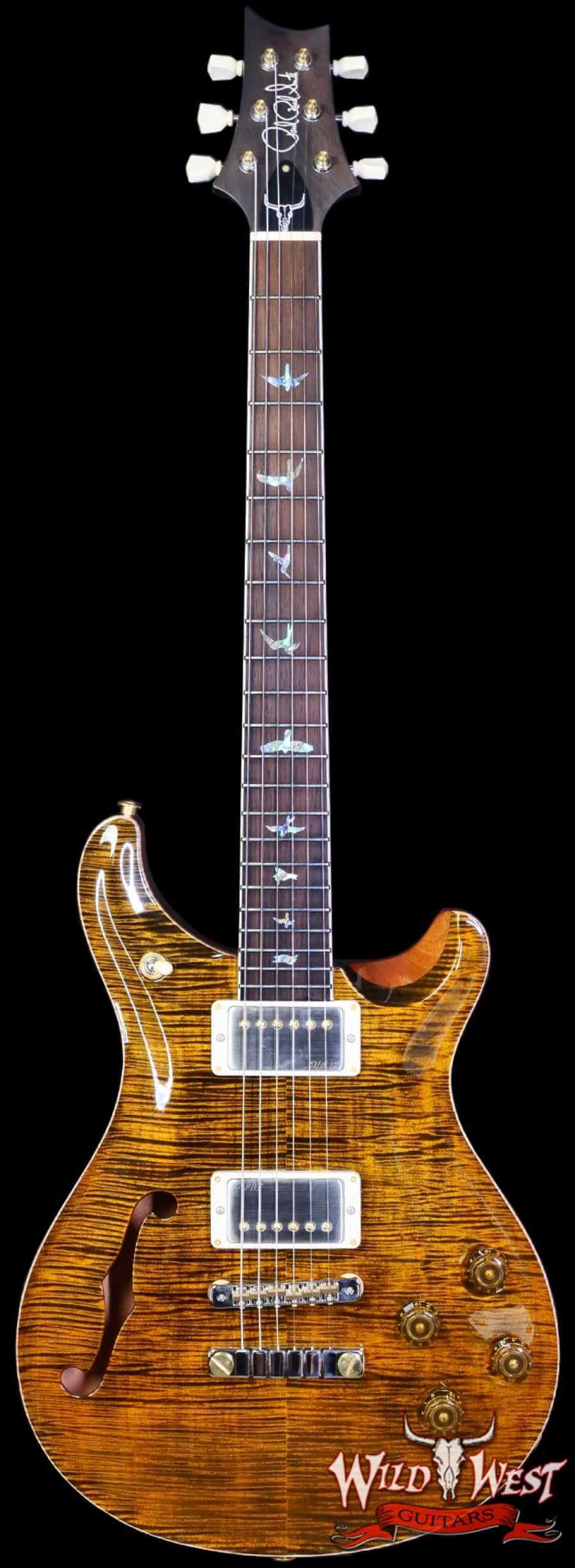 PRS Wild West Guitars 25th Anniversary Limited Run Wood Library Artist Package McCarty 594 Semi-Hollow Tiger Eye (Private Stock Color) 7.15 LBS (US And  International Shipping) - Image 6